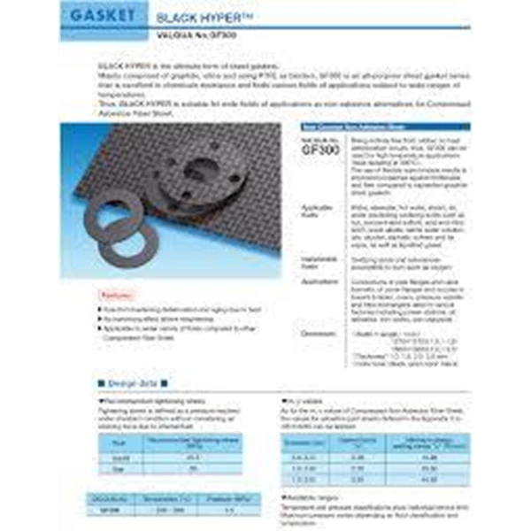  Gasket Non-Asbestos Valqua GF 300 3mm