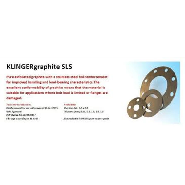 Klinger graphite laminate sls 081295460660